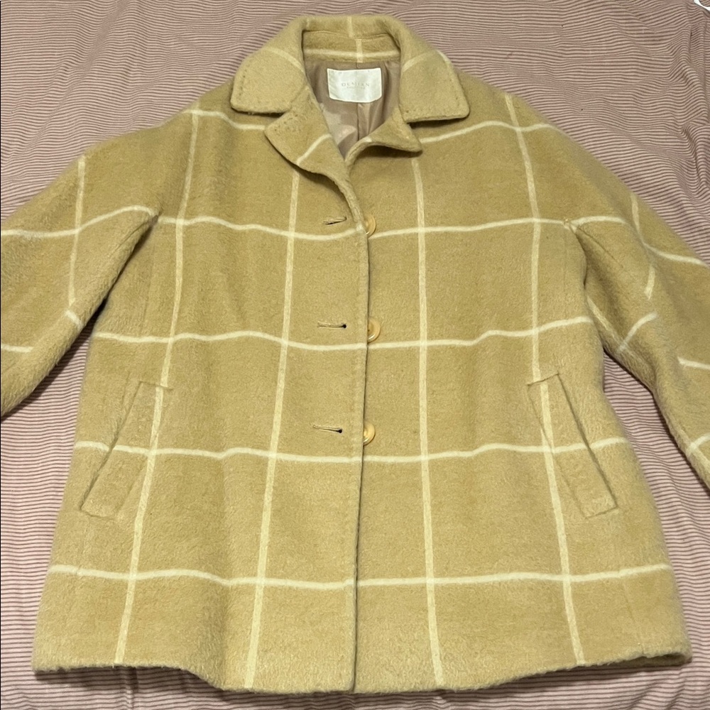 Demian | Plaid Tan Jacket